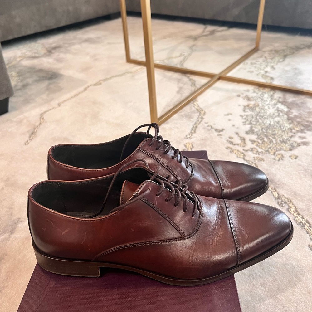 M by Bruno Magli rust/brown dress shoe